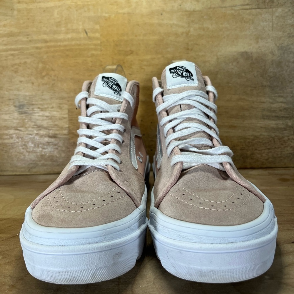 Vans Sentry SK8-HI Waffle Cup SUEDE Womens Size 6.5 Shoes Sneakers Rose Pink - Picture 2 of 10